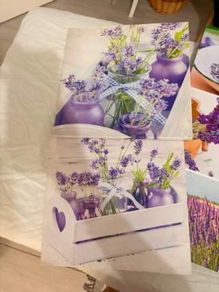 Lote 5 Cuadros Decorativos Lavanda