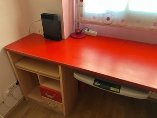 Dormitorio juvenil completo: cama, escritorio, est