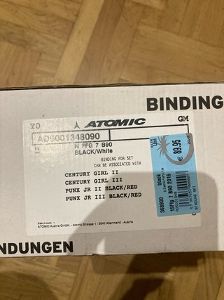 Fijaciones Atomic para esquí