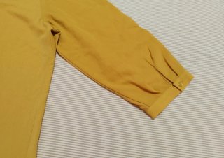 Blusa Dandara fluida mostaza Talla S
