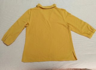 Blusa Dandara fluida mostaza Talla S