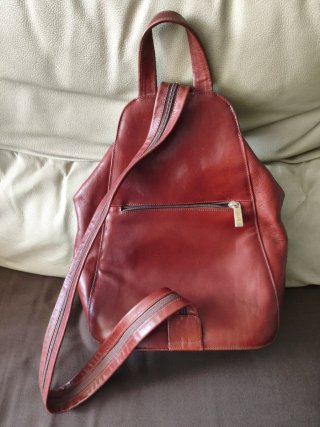 Bolso/Mochila Paco Martinez Marrón Piel