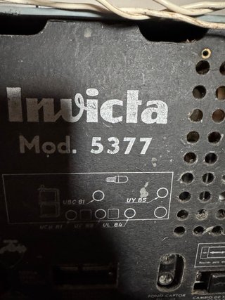 Radio Invicta Vintage Modelo 5377
