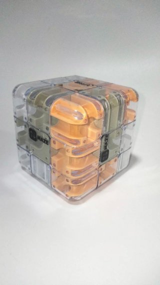 Cubo Mágico Laberinto Transparente