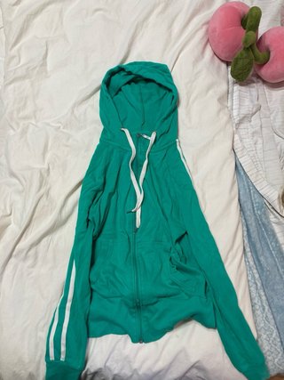 Sudadera con capucha verde