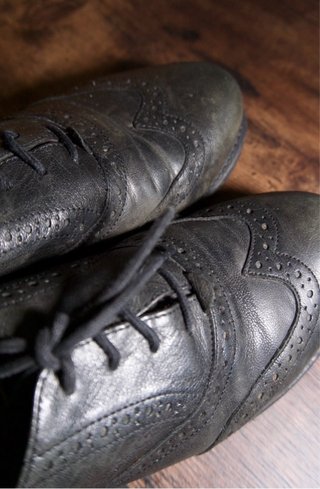 Zapatos Oxford Vintage Piel Talla 38