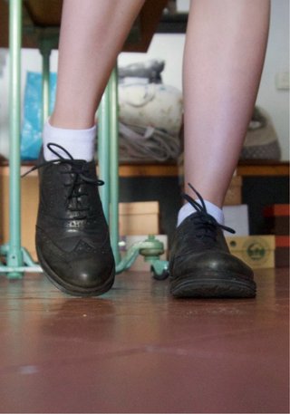 Zapatos Oxford Vintage Piel Talla 38