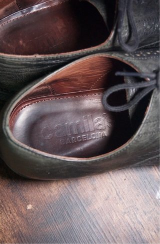 Zapatos Oxford Vintage Piel Talla 38