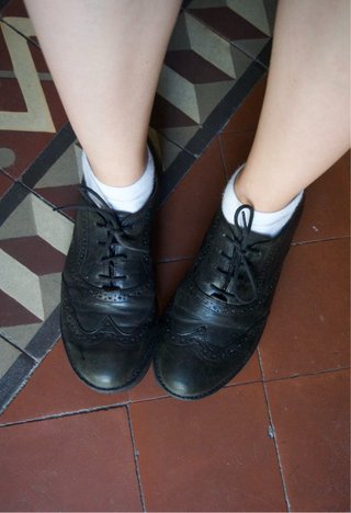 Zapatos Oxford Vintage Piel Talla 38