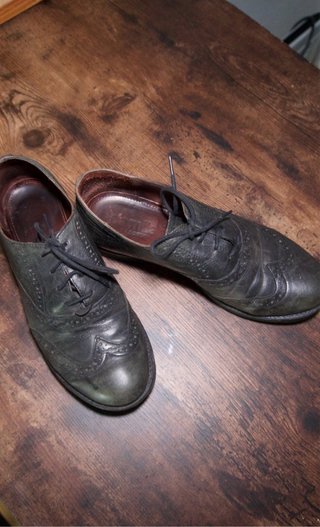 Zapatos Oxford Vintage Piel Talla 38