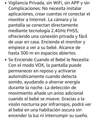Vigilabebés con Cámara 2.8", Monitor Bebé sin WiFi