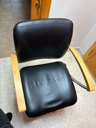 Silla de peluquería con elevador