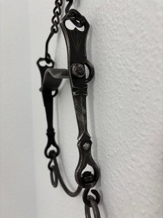 Bocado vaquero forjado a mano