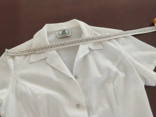 Camisa blanca manga corta
