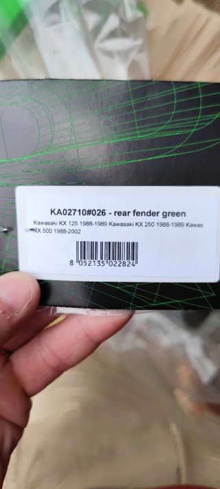 Kit Plásticos UFO Kawasaki KX 500 Verde