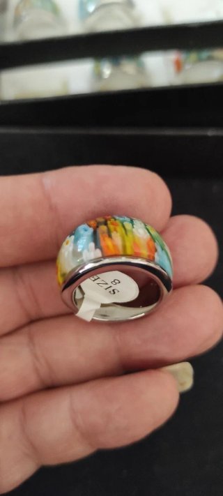 Anillo Titanio Multicolor inalterable para elegir