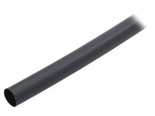 Tubo termorretráctil negro