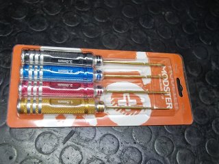 Set 4 Cacciaviti RC Modster