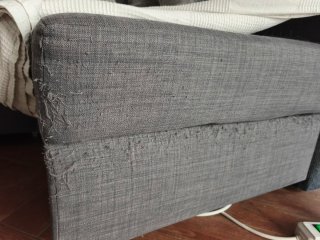 Sofá Cama Chaise Longue Gris FRIHETEN