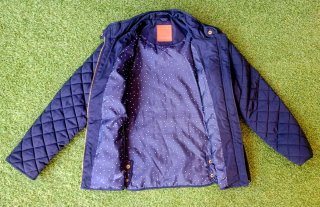Parka niña Zara azul marino