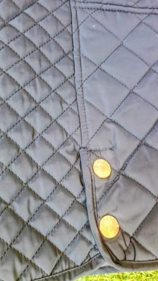 Parka niña Zara azul marino