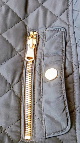 Parka niña Zara azul marino