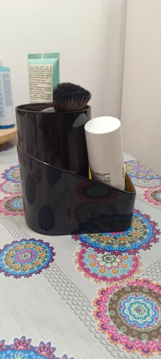 Porta trucchi organizer bagno nero