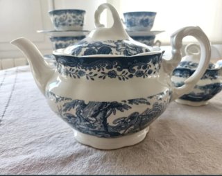 Juego de té modelo Ceilán - La Cartuja de Sevilla