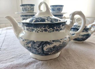 Juego de té modelo Ceilán - La Cartuja de Sevilla
