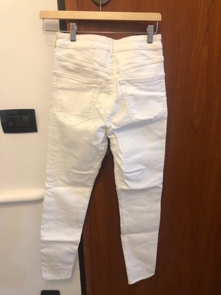 Pantaloni bianchi H&M skinny