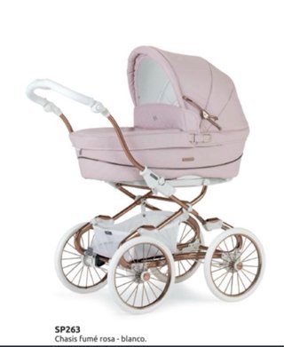 Carrito Bebecar Trío Stylo Class Plus Rosa