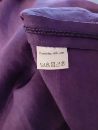 Vestito viola con paillettes