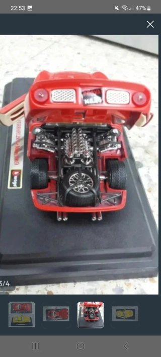 Confezione 2 Modellini Auto Ferrari Burago