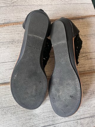 Sandalias negras mujer