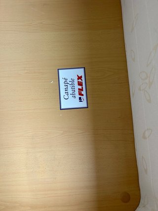 Somier canapé tapizado