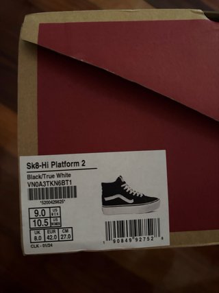 Zapatillas Vans Sk8-Hi Platform 2.0