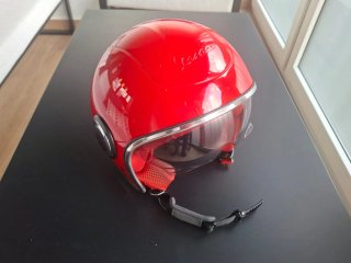 Casco Vespa Rojo Scooter talla S
