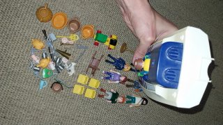 Lote Playmobil Barco y Figuras