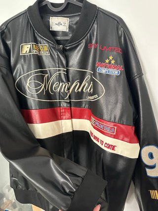 Chaqueta bomber Souffle estilo racing