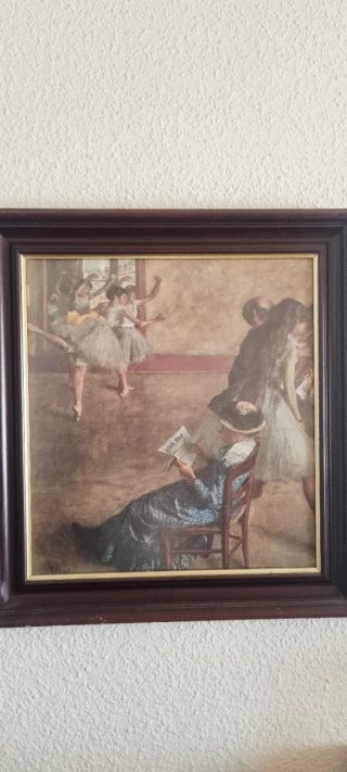 Cuadro "La clase de ballet"