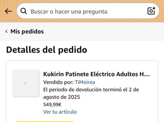 Patinete Eléctrico Kukirin