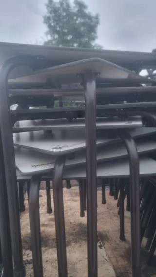 Sillas de exterior apilables
