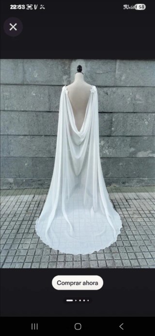 Capa Novia Haizea Couture Blanca