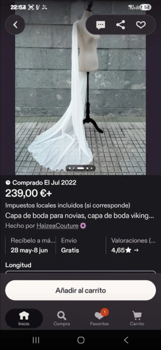 Capa Novia Haizea Couture Blanca