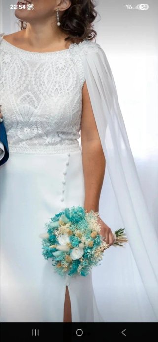 Capa Novia Haizea Couture Blanca