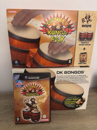Donkey Konga Pak. GameCube PAL