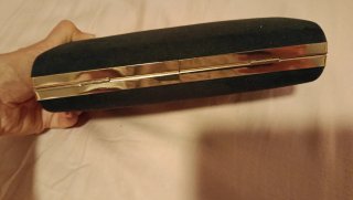 Bolso de mano de terciopelo