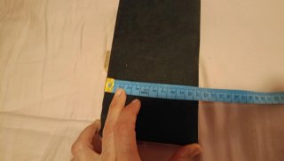Bolso de mano de terciopelo