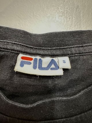 T-shirt Fila Cropped Nero Taglia S