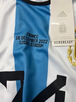 Camiseta Argentina 24 Final Mundial 2022